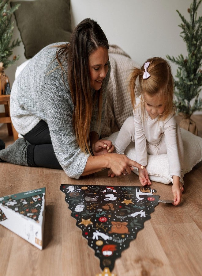 Wee Gallery Floor Puzzle, 24-Piece Jumbo Jigsaw Puzzles for Toddlers, Early Learning Activity, Cognitive and Fine Motor Skills Development, Learning Toys for Toddlers, Christmas Tree - Image 3